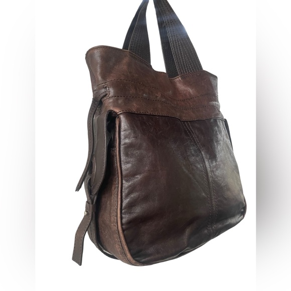 Francesco Biasia Black Leather Designer
Bag. Hobo Bag, Tote - Picture 8 of 16